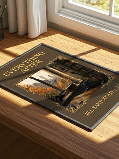 Everything After Classic Book Art Print by Jill Santopolo – print on a sunlit desk