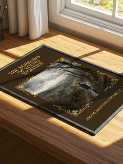 Sorrows Of Young Werther Classic Book Art Print by J. Goethe – print on a sunlit desk