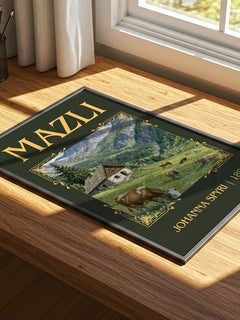 Mazli Classic Book Art Print by Johanna Spyri – print on a sunlit desk