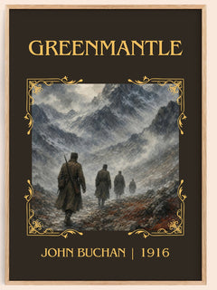 Greenmantle Classic Book Art Print by John Buchan – book poster
