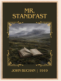 Mr. Standfast Classic Book Art Print by John Buchan – book poster