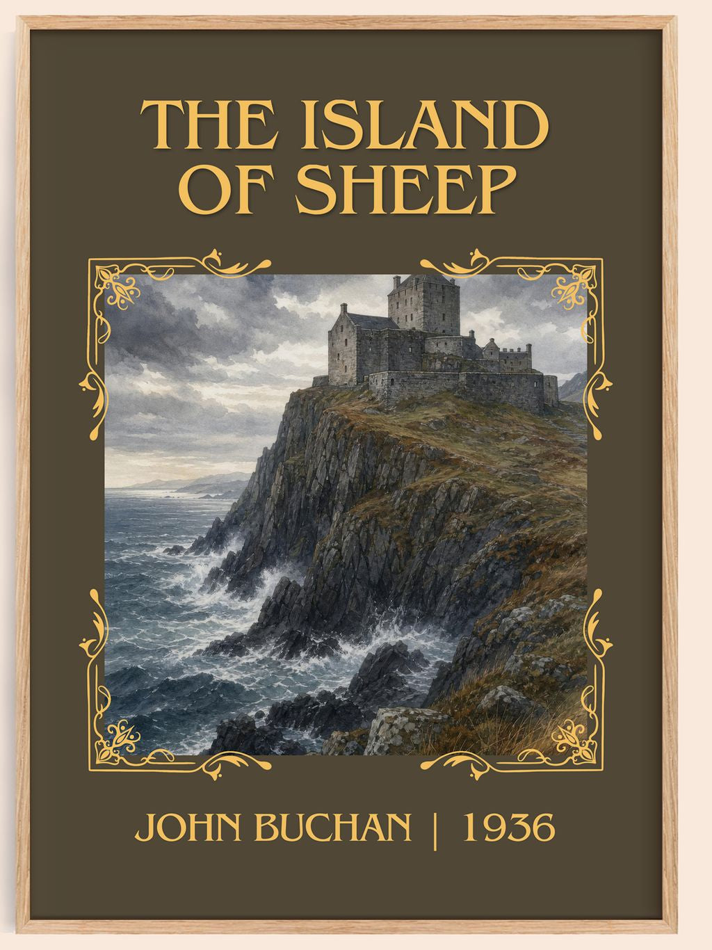 The Island Of Sheep Classic Book Art Print by John Buchan – book poster