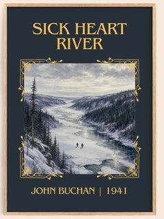 Sick Heart River Classic Book Art Print by John Buchan – book poster