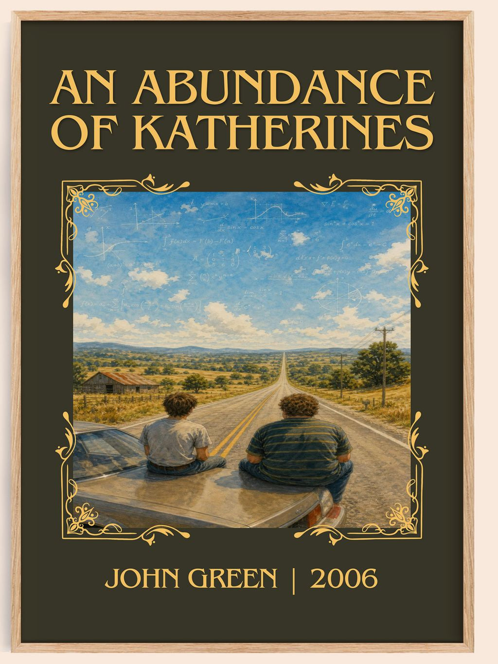An Abundance Of Katherines Classic Book Art Print by John Green – book poster