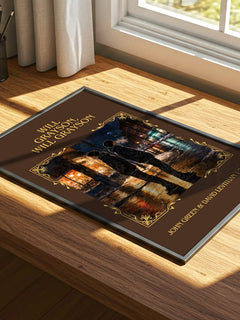 Will Grayson, Will Grayson Classic Book Art Print by J. Levithan – print on a sunlit desk