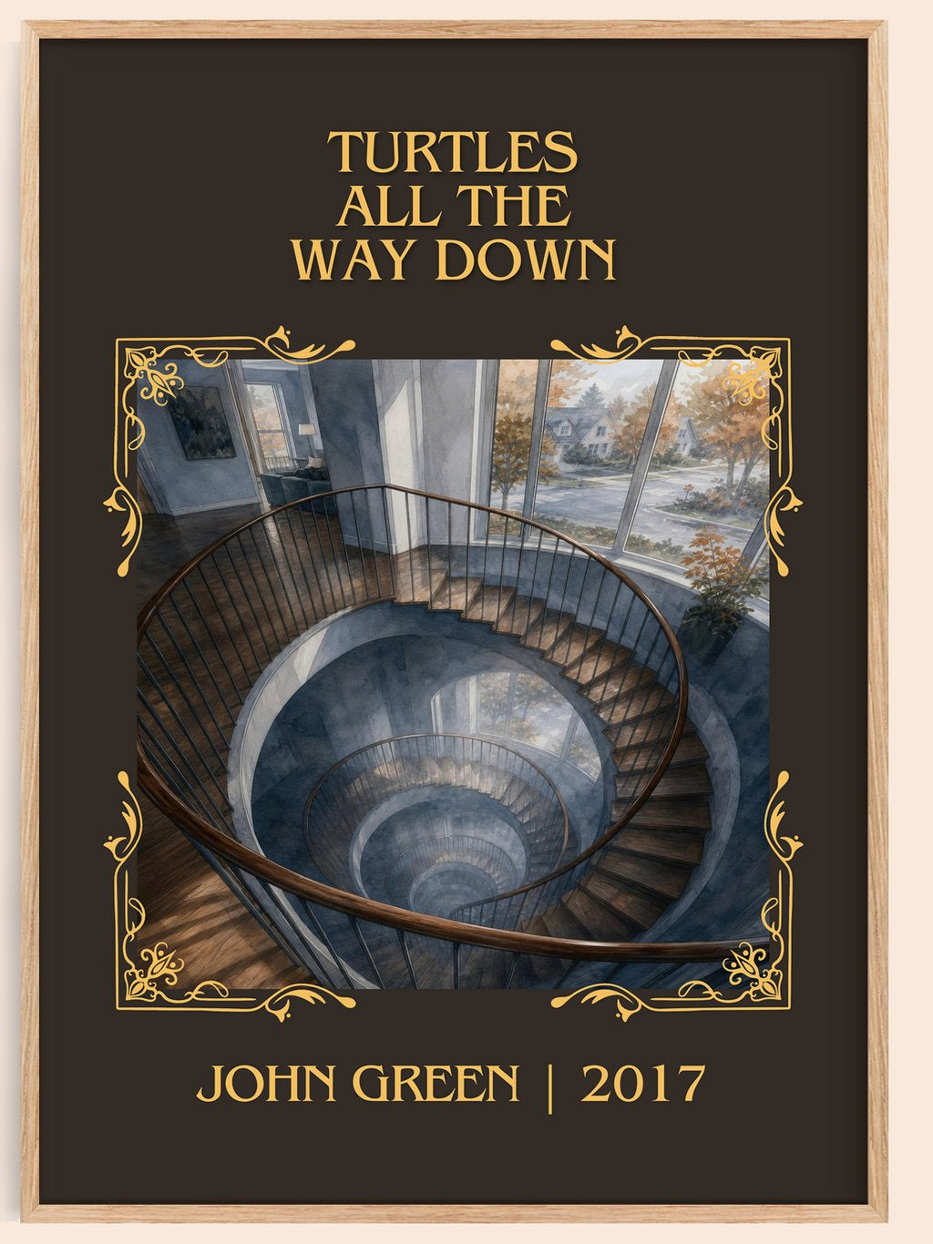 Turtles All The Way Down Classic Book Art Print by John Green – book poster