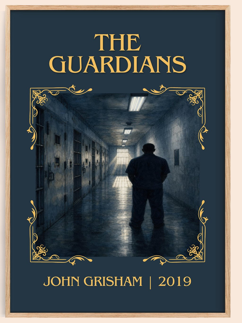 The Guardians Classic Book Art Print by John Grisham – book poster