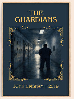 The Guardians Classic Book Art Print by John Grisham – book poster