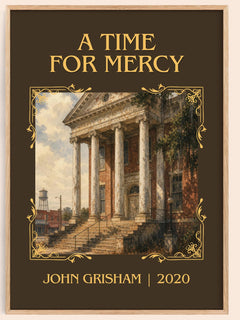 A Time For Mercy Classic Book Art Print by John Grisham – book poster