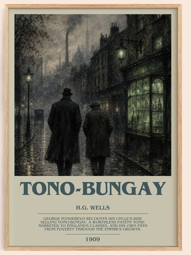 Tono-Bungay Bookish Wall Art by H.G. Wells