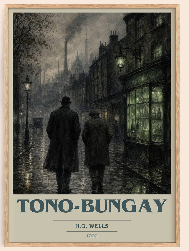 Tono-Bungay Book Cover Poster by H.G. Wells