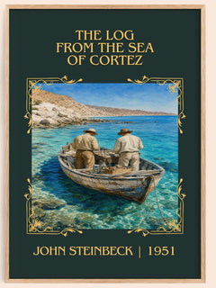 Log From The Sea Of Cortez Classic Book Art Print by John Steinbeck – book poster