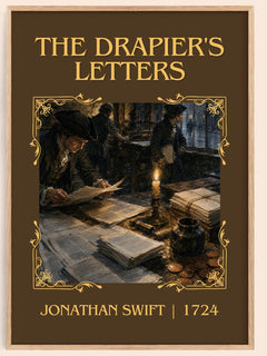 The Drapier's Letters Classic Book Art Print by Jonathan Swift – book poster