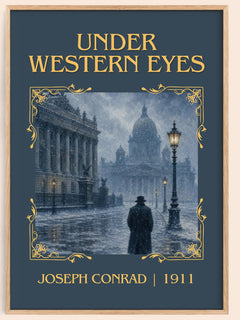 Under Western Eyes Classic Book Art Print by Joseph Conrad – book poster