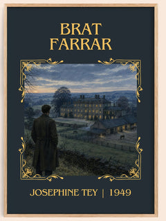Brat Farrar Classic Book Art Print by Josephine Tey – book poster