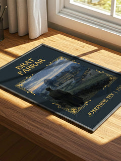 Brat Farrar Classic Book Art Print by Josephine Tey – print on a sunlit desk