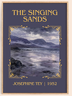 The Singing Sands Classic Book Art Print by Josephine Tey – book poster