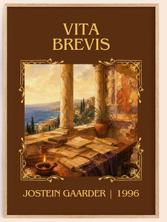 Vita Brevis Classic Book Art Print by Jostein Gaarder – book poster
