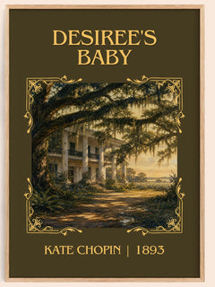 Desiree's Baby Classic Book Art Print by Kate Chopin – book poster