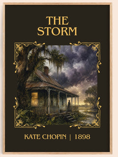 The Storm Classic Book Art Print by Kate Chopin – book poster