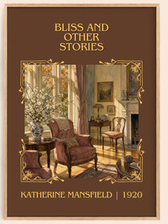 Bliss And Other Stories Classic Book Art Print by Katherine Mansfield – book poster