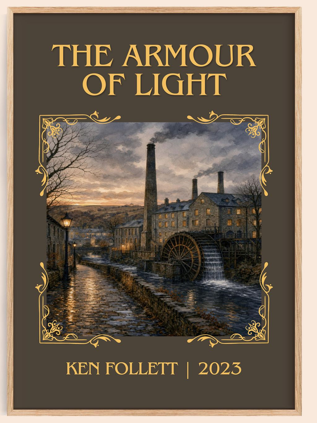 The Armour Of Light Classic Book Art Print by Ken Follett – book poster