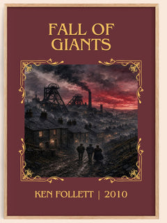Fall Of Giants Classic Book Art Print by Ken Follett – book poster