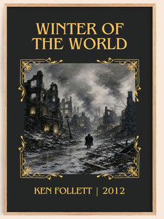 Winter Of The World Classic Book Art Print by Ken Follett – book poster