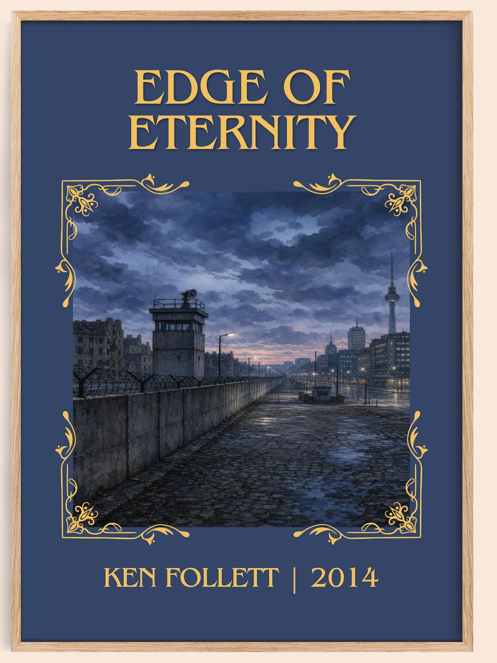 Edge Of Eternity Classic Book Art Print by Ken Follett – book poster