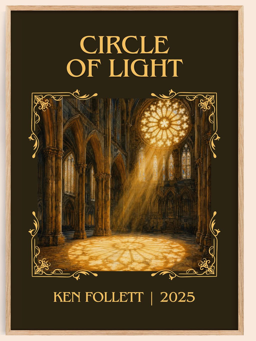 Circle Of Light Classic Book Art Print by Ken Follett – book poster