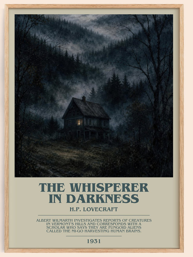 The Whisperer In Darkness Bookish Wall Art by H.P. Lovecraft