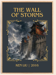 The Wall Of Storms Classic Book Art Print by Ken Liu – book poster
