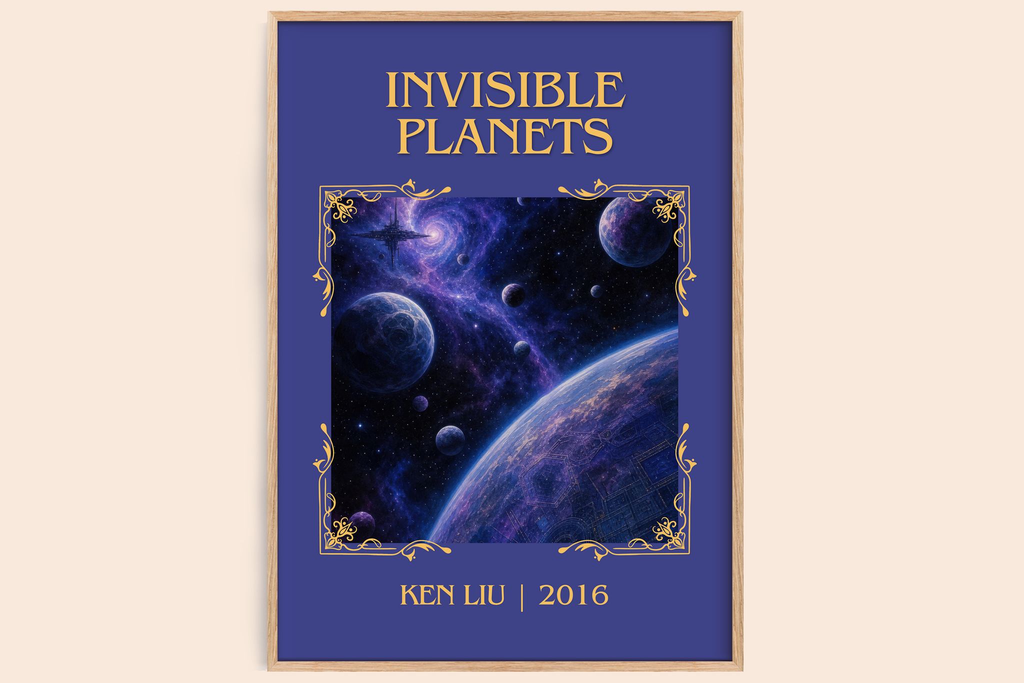Invisible Planets Classic Book Art Print by Ken Liu