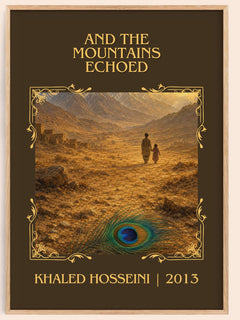 And The Mountains Echoed Classic Book Art Print by Khaled Hosseini – book poster