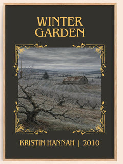 Winter Garden Classic Book Art Print by Kristin Hannah – book poster