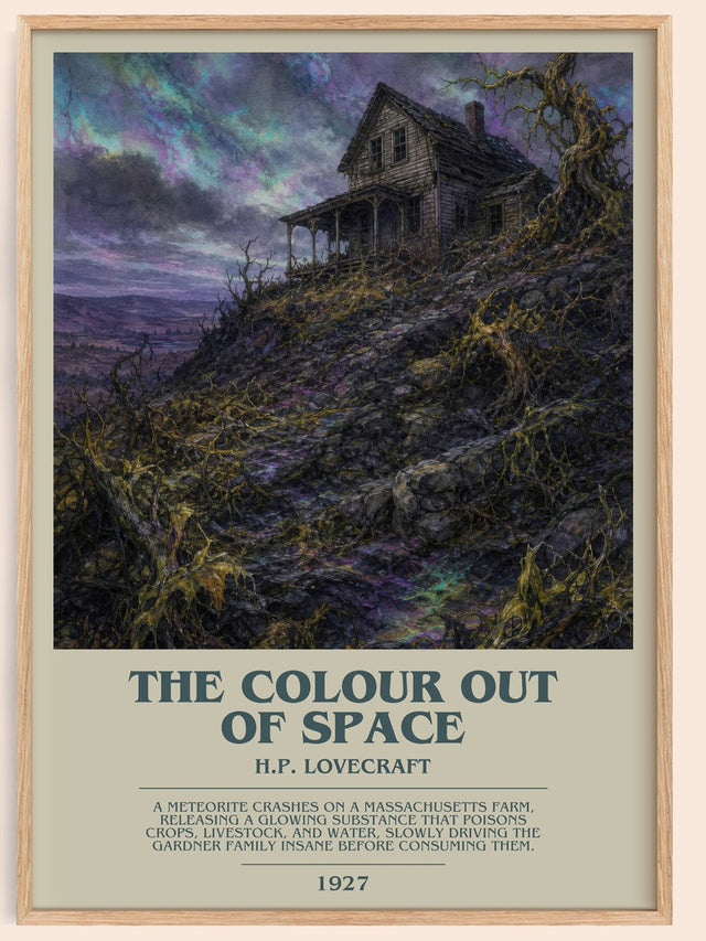 The Colour Out Of Space Bookish Wall Art by H.P. Lovecraft