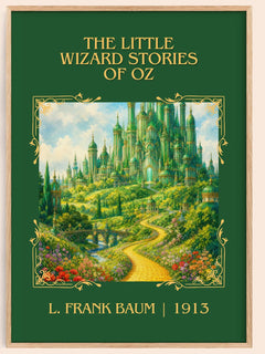 Little Wizard Stories Of Oz Classic Book Art Print by L. Frank Baum – book poster
