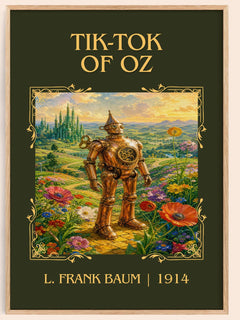 Tik-Tok Of Oz Classic Book Art Print by L. Frank Baum – book poster