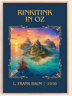 Rinkitink In Oz Classic Book Art Print by L. Frank Baum – book poster