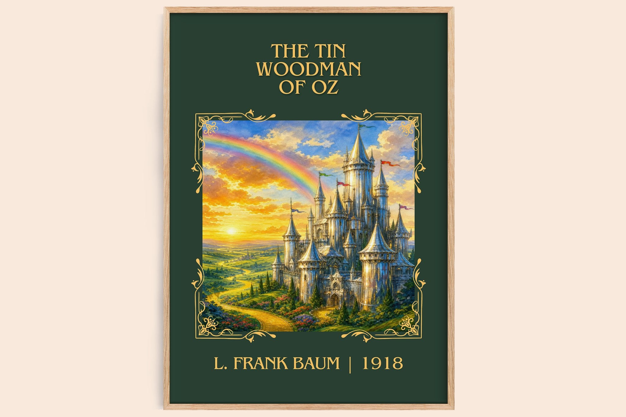 The Tin Woodman Of Oz Classic Book Art Print by L. Frank Baum