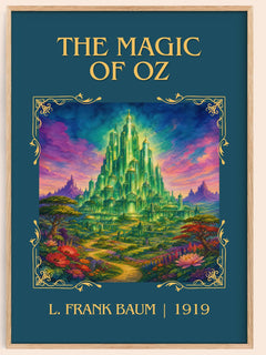 The Magic Of Oz Classic Book Art Print by L. Frank Baum – book poster