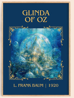 Glinda Of Oz Classic Book Art Print by L. Frank Baum – book poster