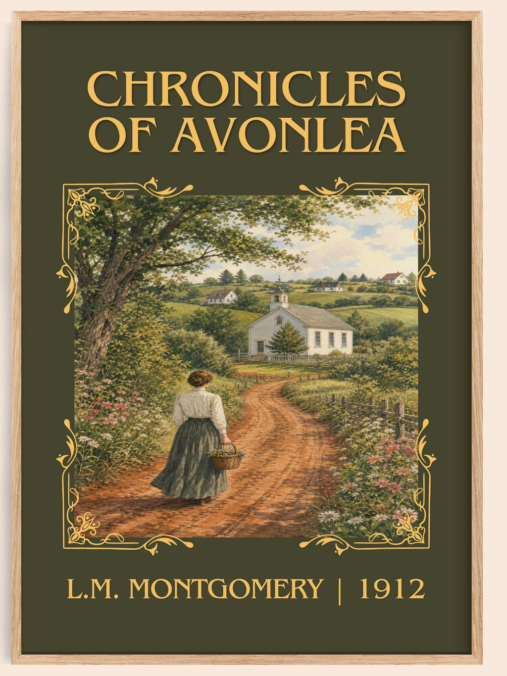 Chronicles Of Avonlea Classic Book Art Print by L.M. Montgomery – book poster