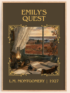 Emily's Quest Classic Book Art Print by L.M. Montgomery – book poster