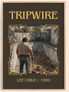 Tripwire Classic Book Art Print by Lee Child – book poster
