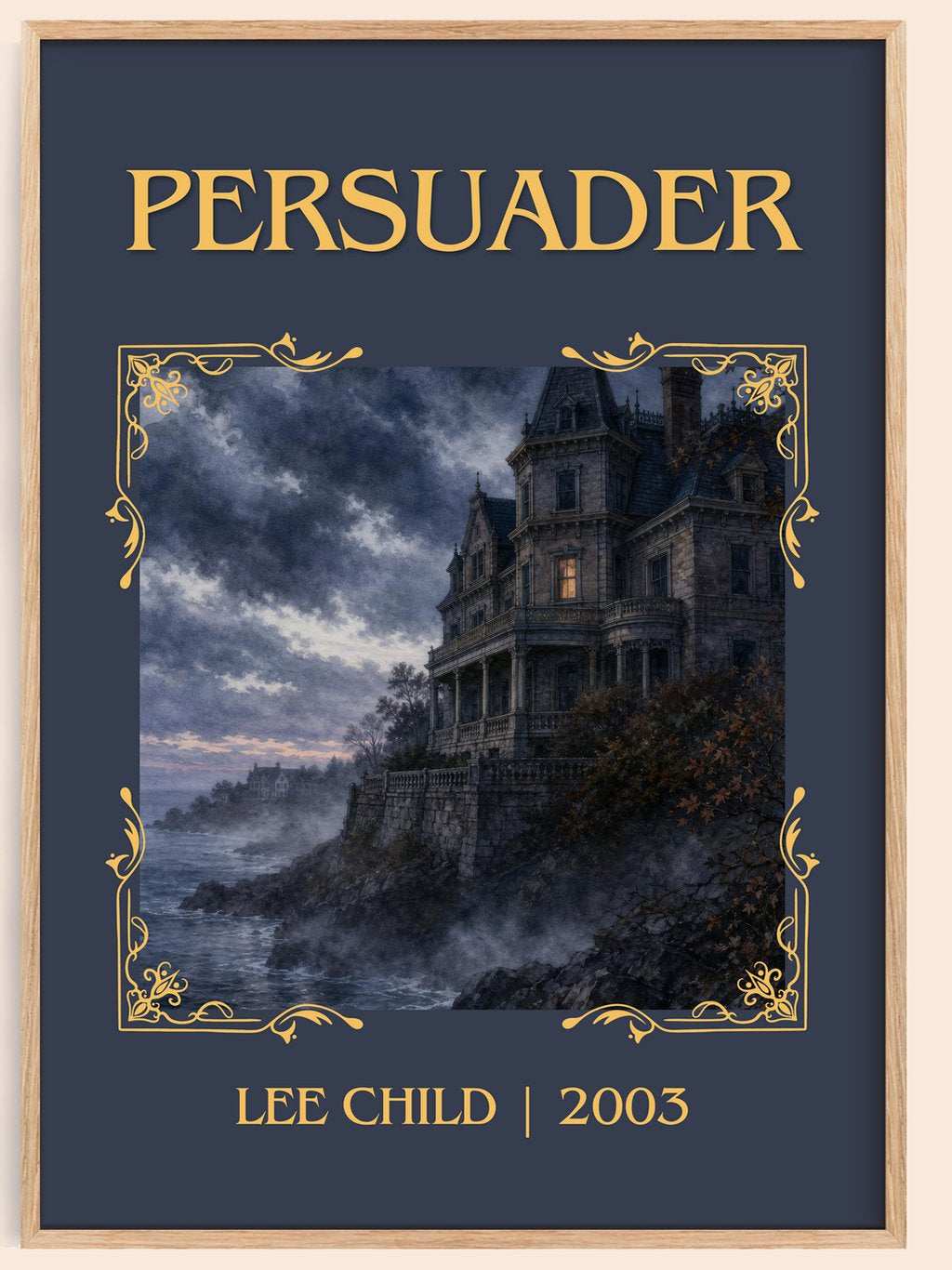 Persuader Classic Book Art Print by Lee Child – book poster