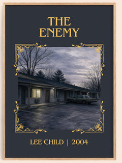 The Enemy Classic Book Art Print by Lee Child – book poster