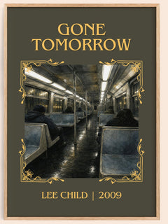 Gone Tomorrow Classic Book Art Print by Lee Child – book poster