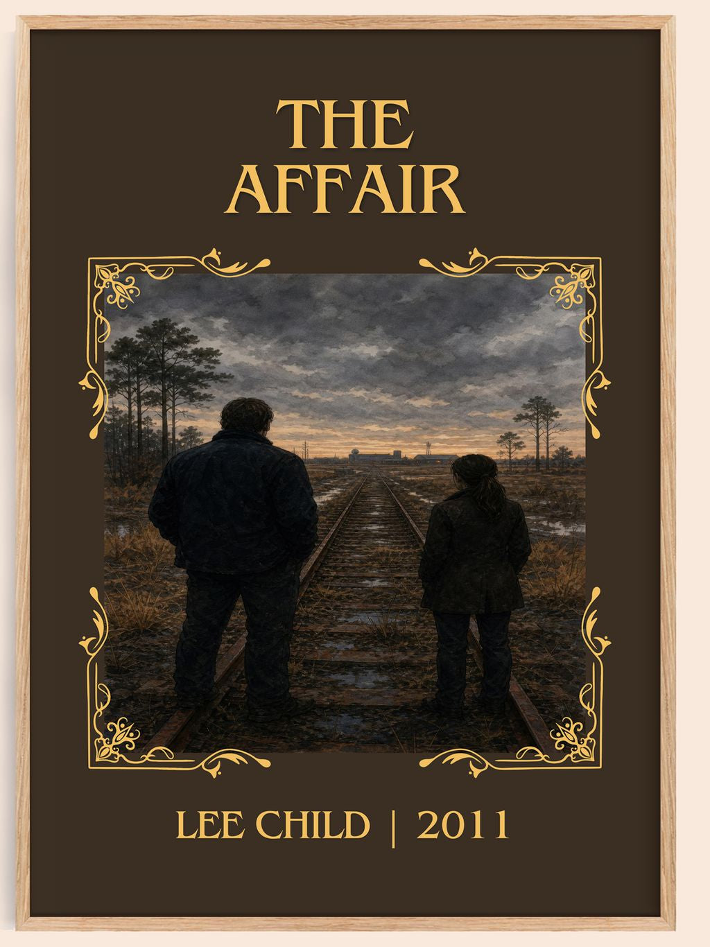 The Affair Classic Book Art Print by Lee Child – book poster