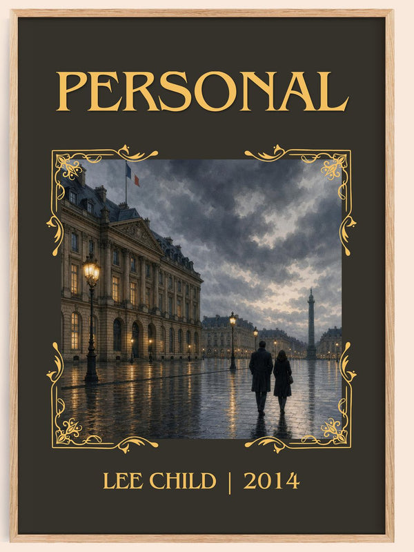 Personal Classic Book Art Print by Lee Child – book poster